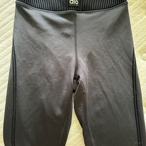 ALO Yoga Black Leggings with Wide Waistband